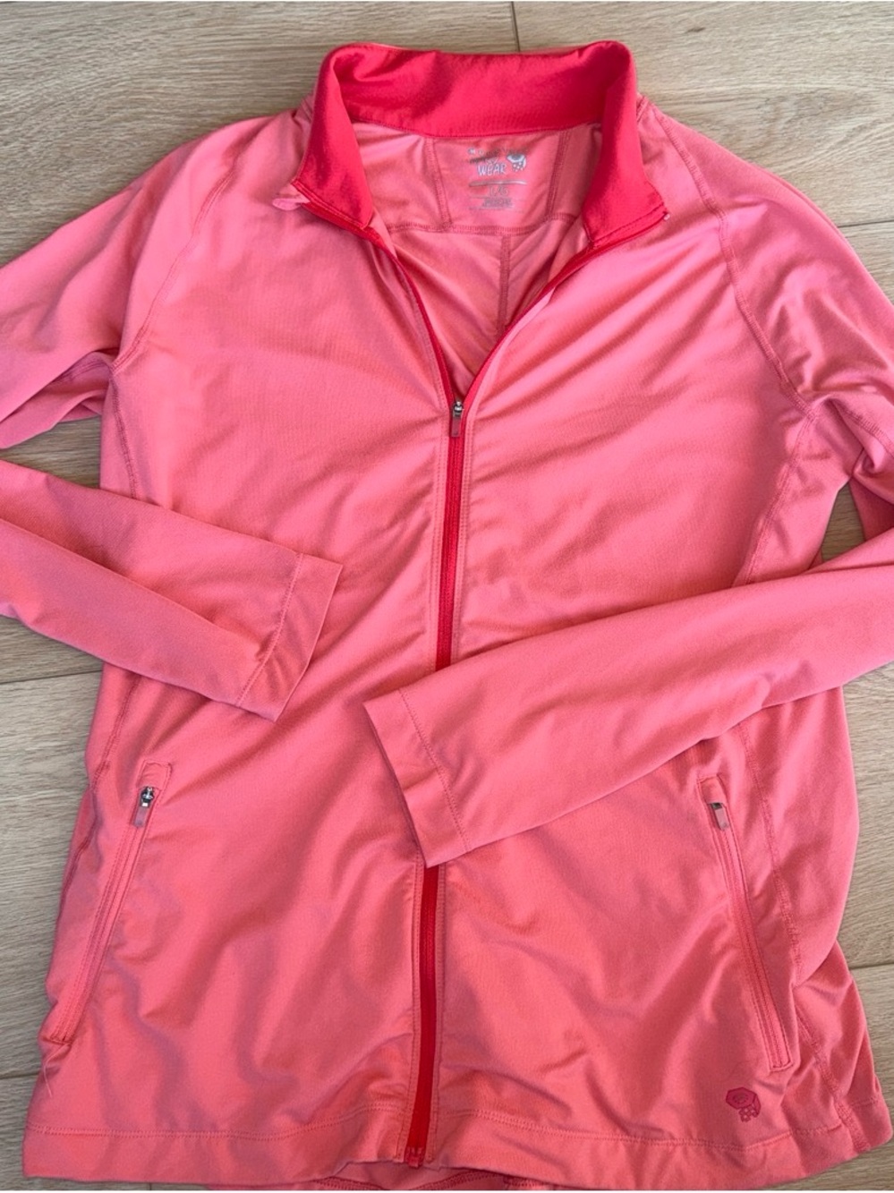 Mountain Hardwear Coral-Pink Full-Zip Utility Jacket